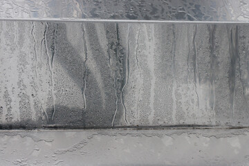 Surface of shiny metallic coating.