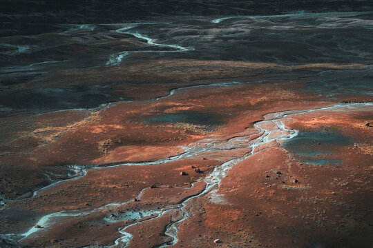 ground patterns at Petrified Forest National Park