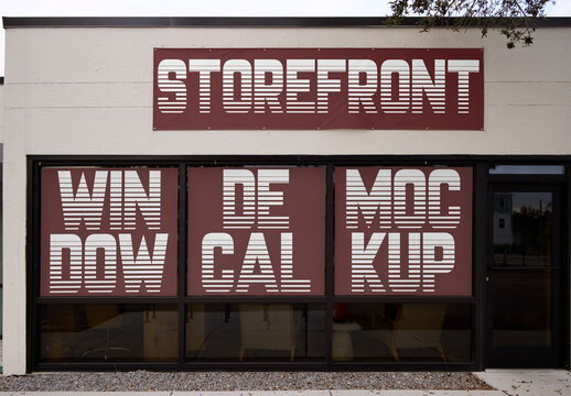 A Storefront and windows decal in Florida