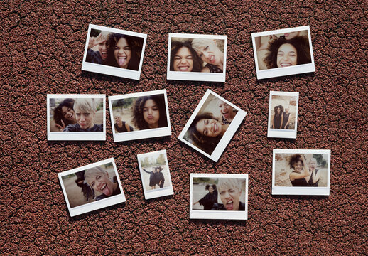 Polaroid Mockup Template