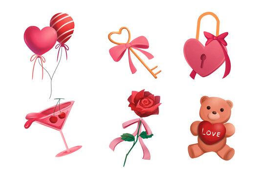 2D Asset Valantine day 