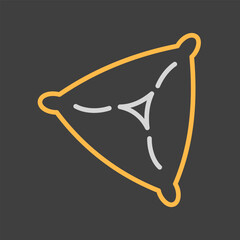 Traditional Samsa Pastry with Filling