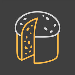 Traditional Italian Panettone Holiday Bread