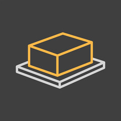 Classic Butter Block on a Dish