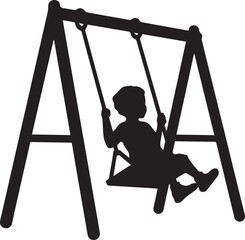 Kid swing icon