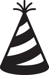 Party hat icon silhouette