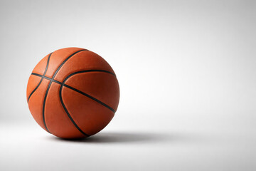 Obraz premium basketball on a white background