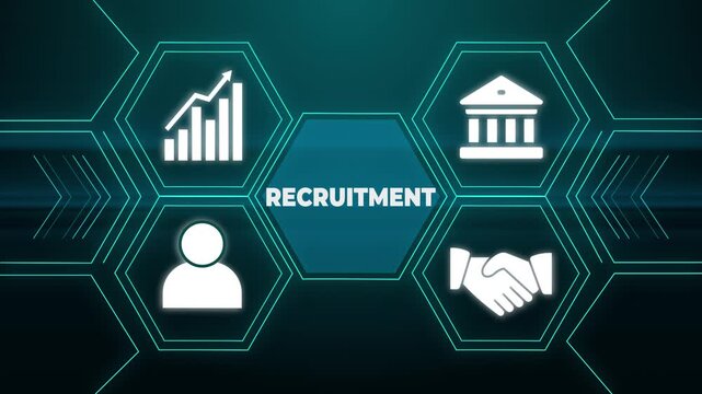 Business, Technology, Internet and network concept. Recruitment career employee interview business HR Human Resources concept