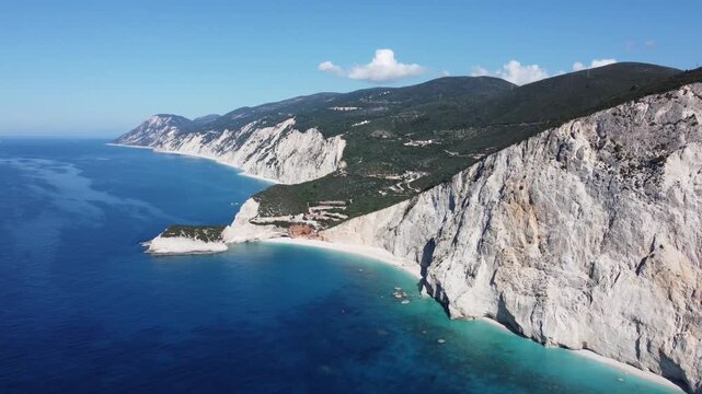 Lefkada. Porto Katsiki. Traveling Out. Most Beautiful Beach in Greece