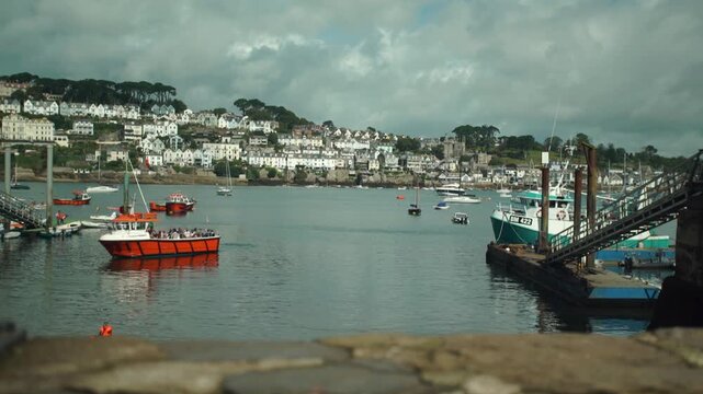 boats in the harbor