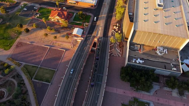 Lightrail Public Transport Train Phoenix Arizona