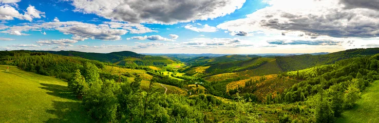 Bilder mit Rahmen Panoramafotos Siegerland im Sommer Panoramablick  © Tobias Arhelger