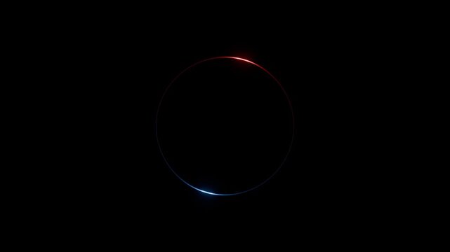Modern Seamless Looping Loading Screen Animation on Black background