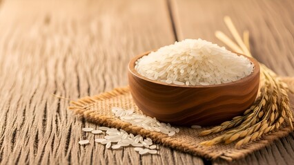 Islamic Charity Food Concept Rice for Zakat