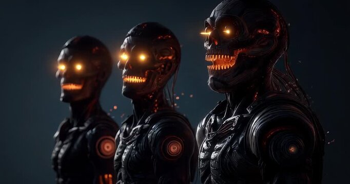 robot, ciborg, 3d, ciencia, futurista, futura, halloween, negro, casco, tecnolog&iacute;a, android, moreno, astronauta, administrar, espacio, horror, humana, ficci&oacute;n, metal, artificial, mujer