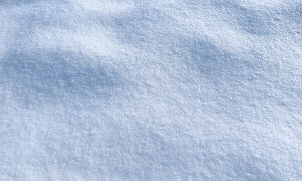 Pristine Snowfield Texture In Calm Winter Atmosphere