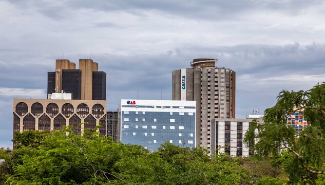Brazil, Bras&iacute;lia-DF, January 18, 2026. OAB, Brazilian Bar Association in Bras&iacute;lia DF. In the background, the Central Bank, Caixa Econ&ocirc;mica Federal , and other federal government buildings.
