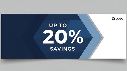 3d vector illustration of a business promotion banner design featuring a web button icon and shopping sale label element for an internet shop discount concept