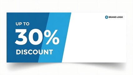 A 3d blue sale tag and discount label icon designed as a professional business symbol for a web banner or office document illustration