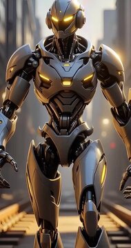 robot, 3d, tecnolog&iacute;a, autom&aacute;tico, m&aacute;quina, ciborg, futurista, car&aacute;cter, futura, android, metal, dibujos animados, enlucido, mec&aacute;nico, ilustraci&oacute;n, computaci&oacute;n, electr&oacute;nica, juguete, guerrera, ciencia