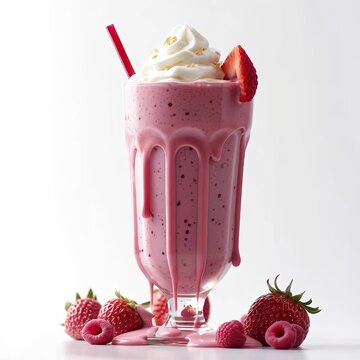 fresa, beber, fruta, lentes, batido, cocktail, leche, alimento, estremecer, baya, salubre, yogur, postre, blanco, fresco, bebida, cremas, bombones, catarro, rojo, rosa, aislada, frambuesa, zumo