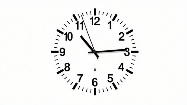 Time's Progression: A Sequence of Analog Clocks Displaying the Passage of Hours in Motion