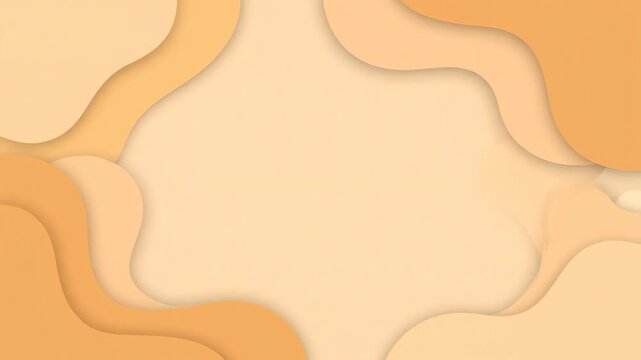 Smooth, bulbous forms in pastel pink and orange tones blend softly ove