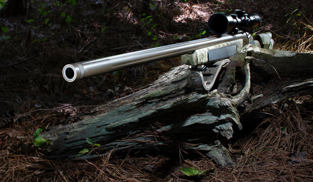 Modern inline black powder rifle