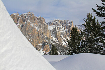 il Gran Cront nel gruppo del Catinaccio (Val di Fassa, Trentino)