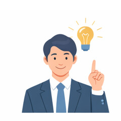 ビジネスシーンを表したオフィスワーカーのイラスト