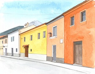 郷愁 日だまり 平穏 街角 水彩 旅情 ぬくもり 追憶 静謐 散策 異国 叙情 澄み渡る 陰影 生活 穏やか 景観 記憶 憧れ 窓辺