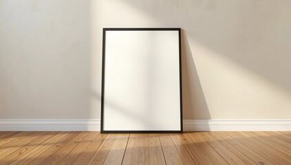 Blank White Poster Template