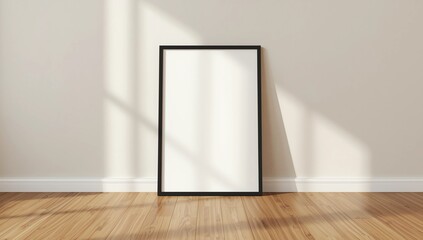 Blank White Poster Template