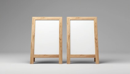 Blank white metallic outdoor advertising stand mock up set on isolated white background, Clear street signage board mock up, 3d illustration