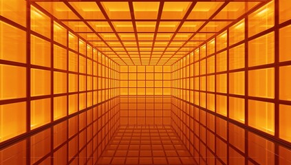 Abstract modern architecture background. 3D rendering