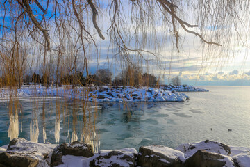 Bluff Scarborough in winter