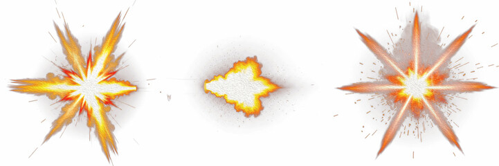 Muzzle Flash Burst, Firearm Blast Light, Gunshot Flash Effects, Weapon Discharge Flame, Tactical Combat Visuals © Margary