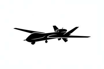 Silhouette of a Drone: A sleek, modern drone, captured in a striking silhouette against a contrasting background, highlighting its form and function.