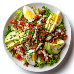 Cobb Salad with Avocado and Bacon