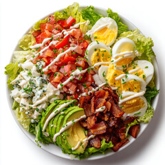 Cobb Salad with Avocado and Bacon