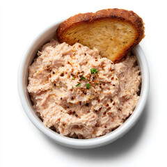 Bowl of Tuna Spread with Toast