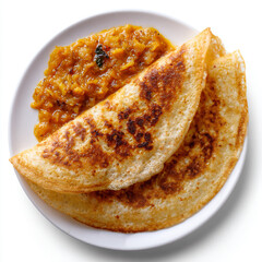 Crispy Dosa with Spicy Lentil Curry