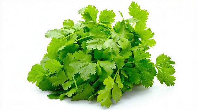 fresh coriander leaves