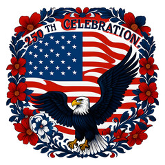 250th Celebration Blue Eagle