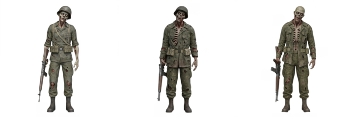 Zombie soldier, undead soldier, walking dead warrior, infected military, army zombie, apocalyptic soldier, zombified trooper, combat ghoul, military undead, soldat zombie, soldado zombi, Soldat Zombie