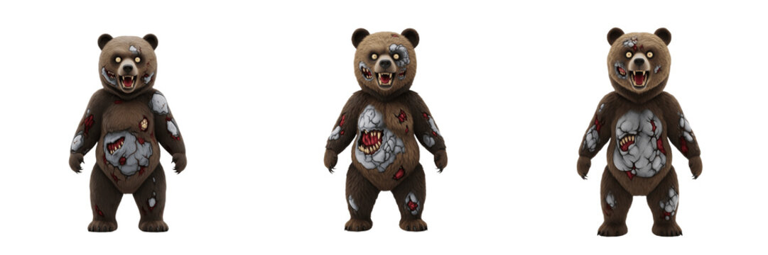 Zombie bear, undead bear, walking dead bear, infected bear, animal zombie, wild ghoul, apocalyptic bear, zombified bear, undead wild animal, oso zombi, ours zombie