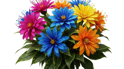 Special stunning blooming plants highlighted in premium online selling ads for wow worthy engagement successisolated on white background