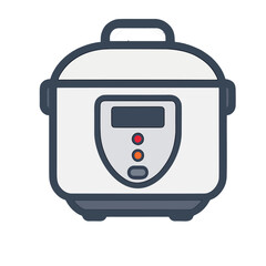 Electric Pressure Cooker Icon.