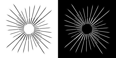 	
Dynamic abstract spiral sound wave rhythm lines. Circular spiral sound wave rhythm of lines. Circular futuristic abstract lines, black and white background.