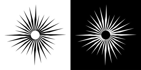 	
Dynamic abstract spiral sound wave rhythm lines. Circular spiral sound wave rhythm of lines. Circular futuristic abstract lines, black and white background.